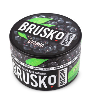 Бестабачная смесь для кальяна - Brusko - БУЗИНА ( с ароматом Бузина ) - 250 г