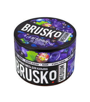 Бестабачная смесь для кальяна - Brusko - Ягодные Леденцы ( с ароматом ягодные леденцы ) - 50 г