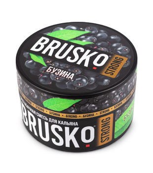Бестабачная смесь для кальяна - Brusko - STRONG - БУЗИНА ( с ароматом Бузина ) - 250 г