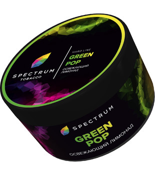 Табак для кальяна - SPECTRUM - GREEN POP ( с ароматом цитрус мята лимонад ) - 200 г - HARD LINE