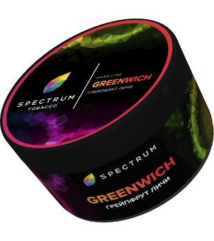 Табак для кальяна - SPECTRUM - GREENWICH ( с ароматом грейпфрут личи ) - 200 г - HARD LINE