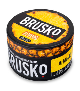 Бестабачная смесь для кальяна - Brusko - STRONG - АНАНАС ( с ароматом Ананас ) - 250 г