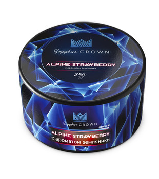 Табак для кальяна - Сrown Sapphire - Alpine strawberry ( с ароматом земляника ) - 25 г