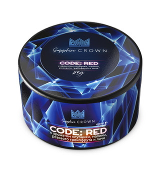 Табак для кальяна - Сrown Sapphire - Code: Red ( с ароматом клубника малина грейпфрут ) - 25 г