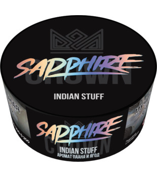 Табак для кальяна - Сrown Sapphire - INDIAN STUFF ( с ароматом ягоды и паан ) - 100 г