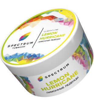 Табак для кальяна - SPECTRUM - LEMON HURRICANE ( с ароматом лимонные леденцы ) - 200 г - LIGHT