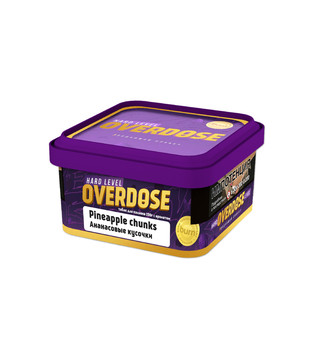 Табак для кальяна - Overdose - PINEAPPLE CHUNKS ( с ароматом ананасовые кусочки ) - 200 г