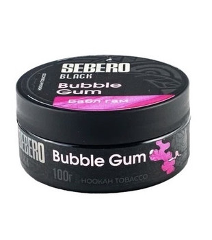 Табак для кальяна - Sebero black - Bubble Gum ( с ароматом бабл гам ) - 100 г