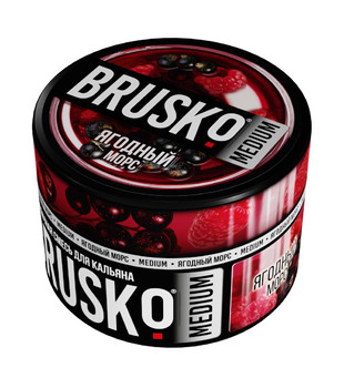 Бестабачная смесь для кальяна - Brusko - Ягодный Морс ( с ароматом ягодный морс ) - 50 г