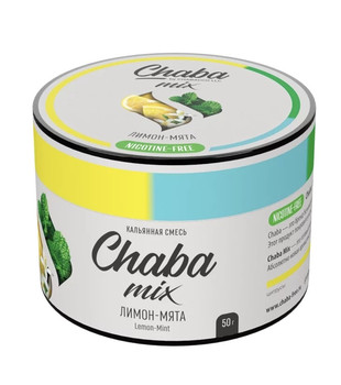 Бестабачная смесь для кальяна - Chaba - Lemon Mint ( с ароматом лимон с мятой ) - 50 г