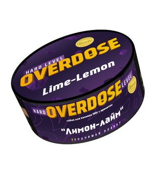 Табак для кальяна - Overdose - Lime Lemon ( с ароматом лайм лимон ) - 100 г