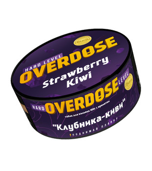 Табак для кальяна - Overdose - Strawberry Kiwi ( с ароматом клубника киви ) - 100 г