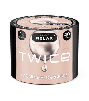 Табак для кальяна - Twice Relax - Jasmine Elderberry ( с ароматом жасмин, бузина ) - 40 г