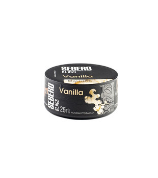 Табак для кальяна - Sebero black - vanilla ( с ароматом ваниль ) - 25 г