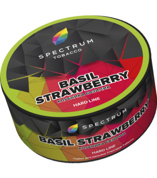 Табак для кальяна - Spectrum HL - Basil Strawberry - ( с ароматом клубника базилик ) - 25 г