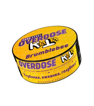 Табак для кальяна - Overdose & KMTM - Brumblebee ( с ароматом клубника, ежевика, голубика ) - 100 г