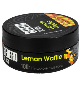 Табак для кальяна - Sebero black - Lemon Waffle ( с ароматом лимонные вафли ) - 100 г