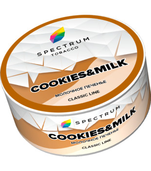 Табак для кальяна - Spectrum - Cookies & Milk -  ( с ароматом молочное печенье ) - 25 г