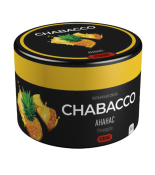 Бестабачная смесь для кальяна - Chabacco Strong - Pineapple ( с ароматом ананас ) - 50 г