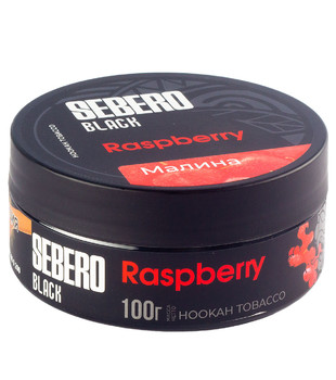 Табак для кальяна - Sebero black - Raspberry ( с ароматом малина ) - 100 г