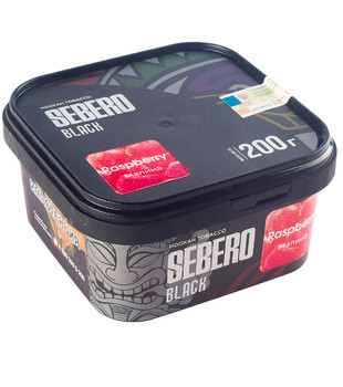 Табак для кальяна - Sebero black - RASPBERRY ( с ароматом малина ) - 200 г