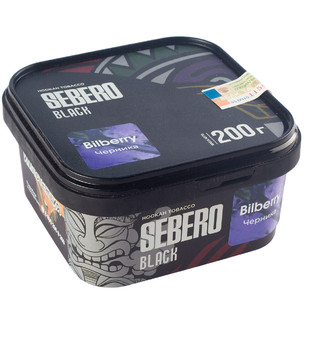 Табак для кальяна - Sebero black - BILBERRY ( с ароматом черника ) - 200 г