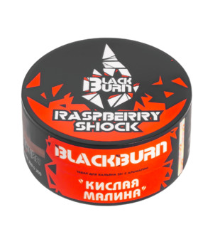 Табак для кальяна - BlackBurn - Raspberry Shock - ( с ароматом кислая малина ) - 25 г