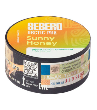 Табак для кальяна - Sebero Arctic Mix - Sunny Honey ( с ароматом манго, тархун, гречишный мед, арктик ) - 25 г