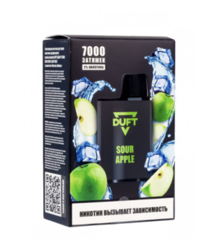 ЭСДН - DUFT 7000 - Sour Apple ( с ароматом кислое яблоко ) ЧЗ