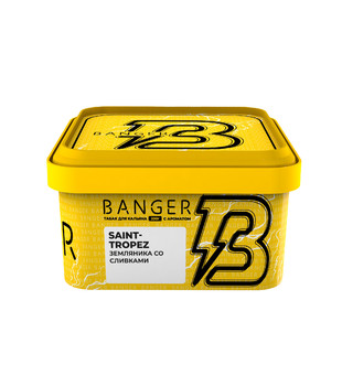Табак для кальяна - Banger - SAINT-TROPEZ - ( с ароматом Клубника со сливками ) - 200 г