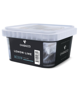Бестабачная смесь для кальяна - Chabacco - Medium - LEMON-LIME 2.0 ( с ароматом лимон-лайм ) - 200 г