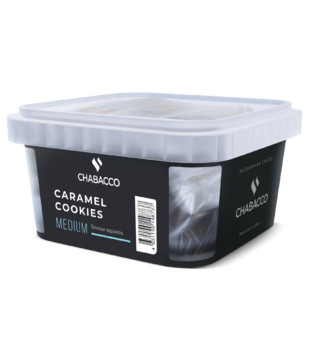 Бестабачная смесь для кальяна - Chabacco - Medium - CARAMEL COOKIES ( с карамельное печенье ) - 200 г
