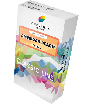 Табак для кальяна - Spectrum - American Peach - ( с ароматом персик ) - 40 г