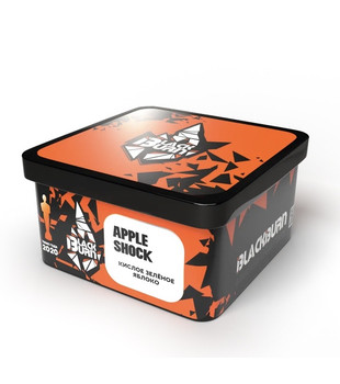 Табак для кальяна - BlackBurn - APPLE SHOCK - ( с ароматом кислое яблоко ) - 200 г