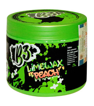 Табак для кальяна - B3 - Limewax Peach ( с ароматом Лайм персик ) - 250 г