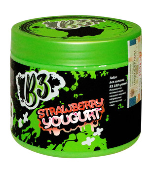 Табак для кальяна - B3 - Strawberry Yougurt ( с ароматом клубничный йогурт ) - 250 г