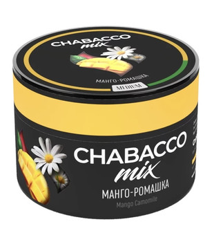 Бестабачная смесь для кальяна - Chabacco MIX - Mango Chamomile ( с ароматом манго-ромашка ) - 50 г