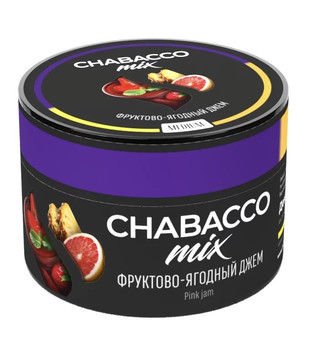 Бестабачная смесь для кальяна - Chabacco MIX - Pink Jam ( с ароматом фруктово-ягодный ) - 50 г