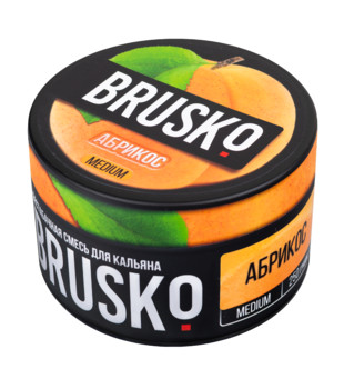 Бестабачная смесь для кальяна - Brusko - АБРИКОС ( с ароматом Абрикос ) - 250 г