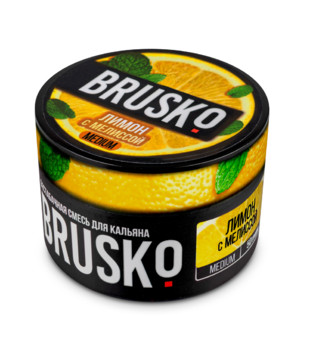Бестабачная смесь для кальяна - Brusko - Лимон с Мелиссой ( с ароматом лимон с мелиссой ) - 50 г
