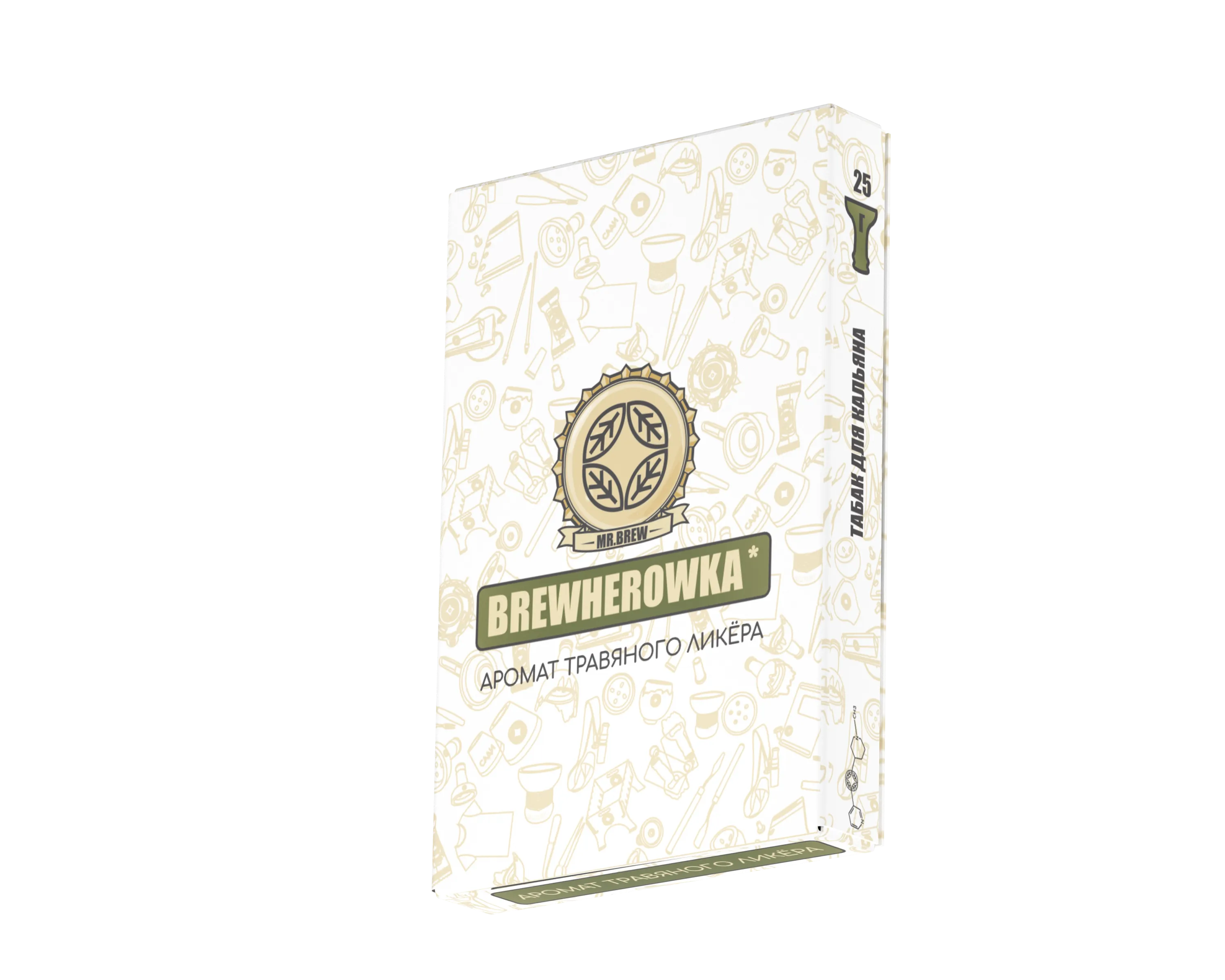Табак для кальяна - MR. Brew - Brewherowka - ( с ароматом травяного ликера ) - 25 г