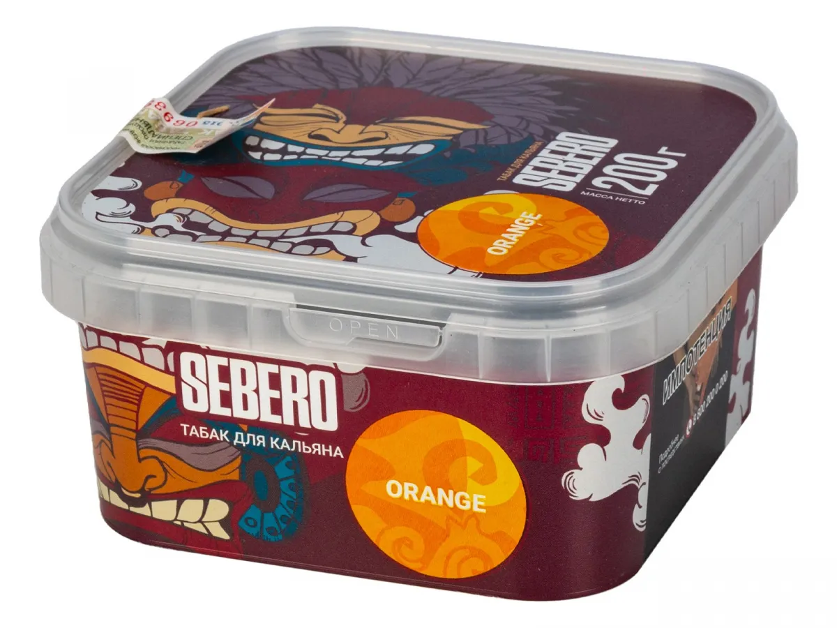 Табак для кальяна - Sebero - ORANGE ( с ароматом апельсин ) - 200 г