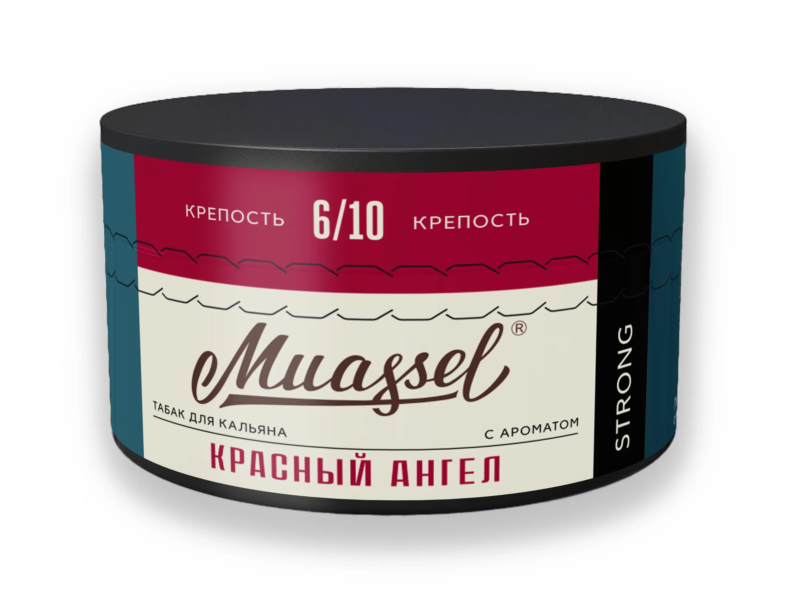 Табак для кальяна - Muassel Strong 6/10 - КРАСНЫЙ АНГЕЛ ( с ароматом клубника, цитрус ) - 200 г