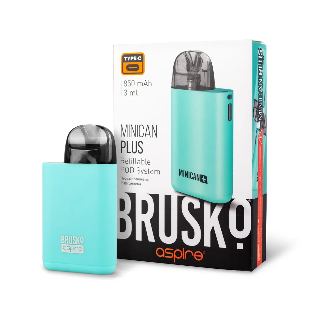 ЭСДН Brusko Minican PLUS - Бирюзовый - 850 mAh
