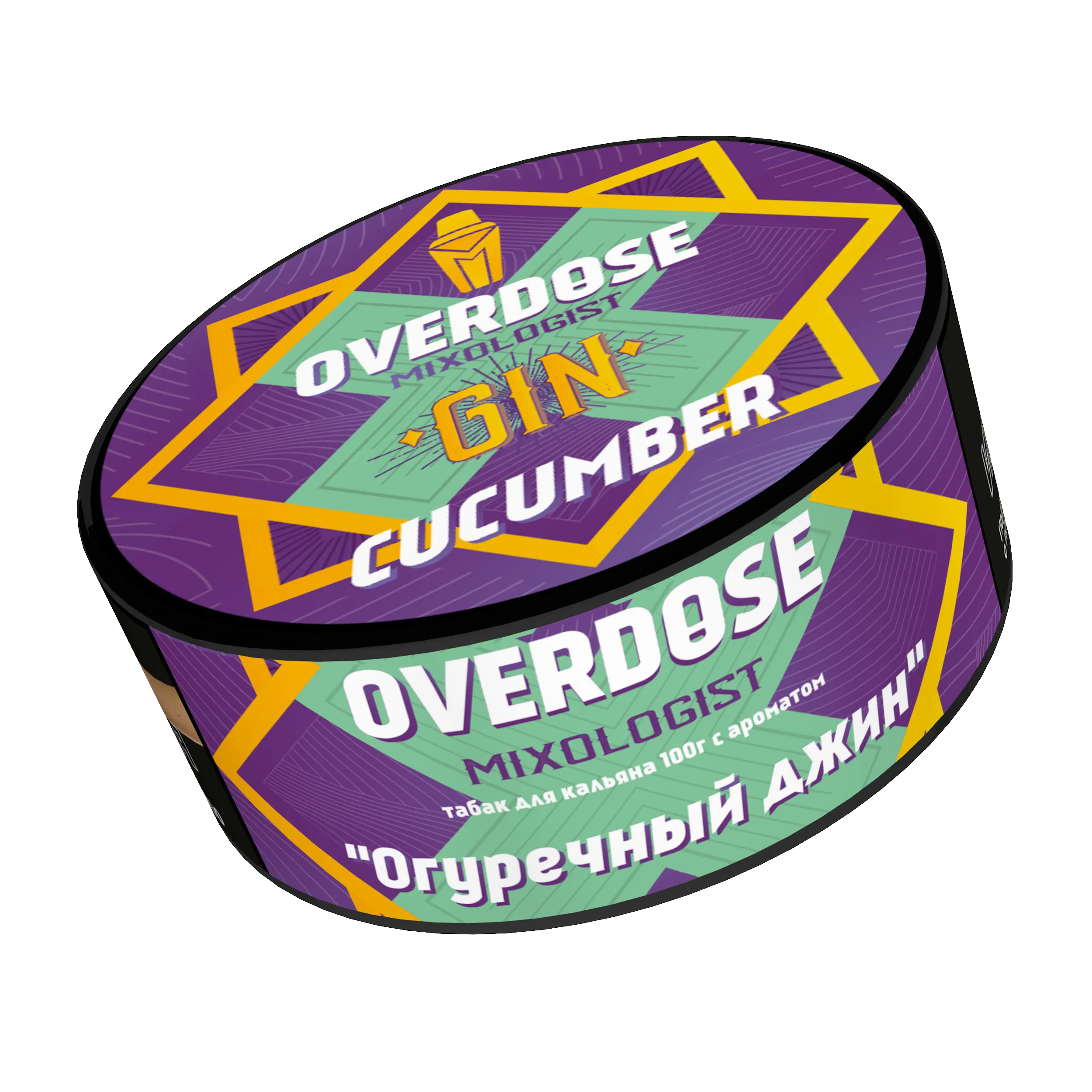 Табак для кальяна - Overdose - Gin Cucumber ( с ароматом огуречный джин ) - 100 г
