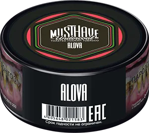 Табак для кальяна - Must Have - Alova ( с ароматом алоэ с розовой гуавой ) - small size - 25 г