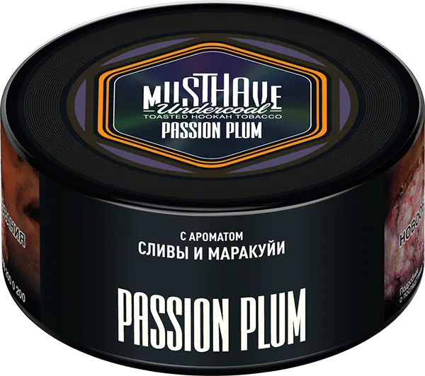 Табак для кальяна - Must Have - Passion Plum ( с ароматом сливы и маракуйи ) 125 г