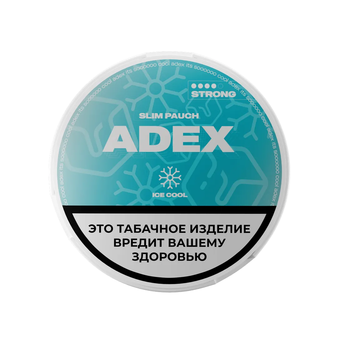 Жевательный табак - ADEX - Strong SLIM - Ice Cool - 10 г