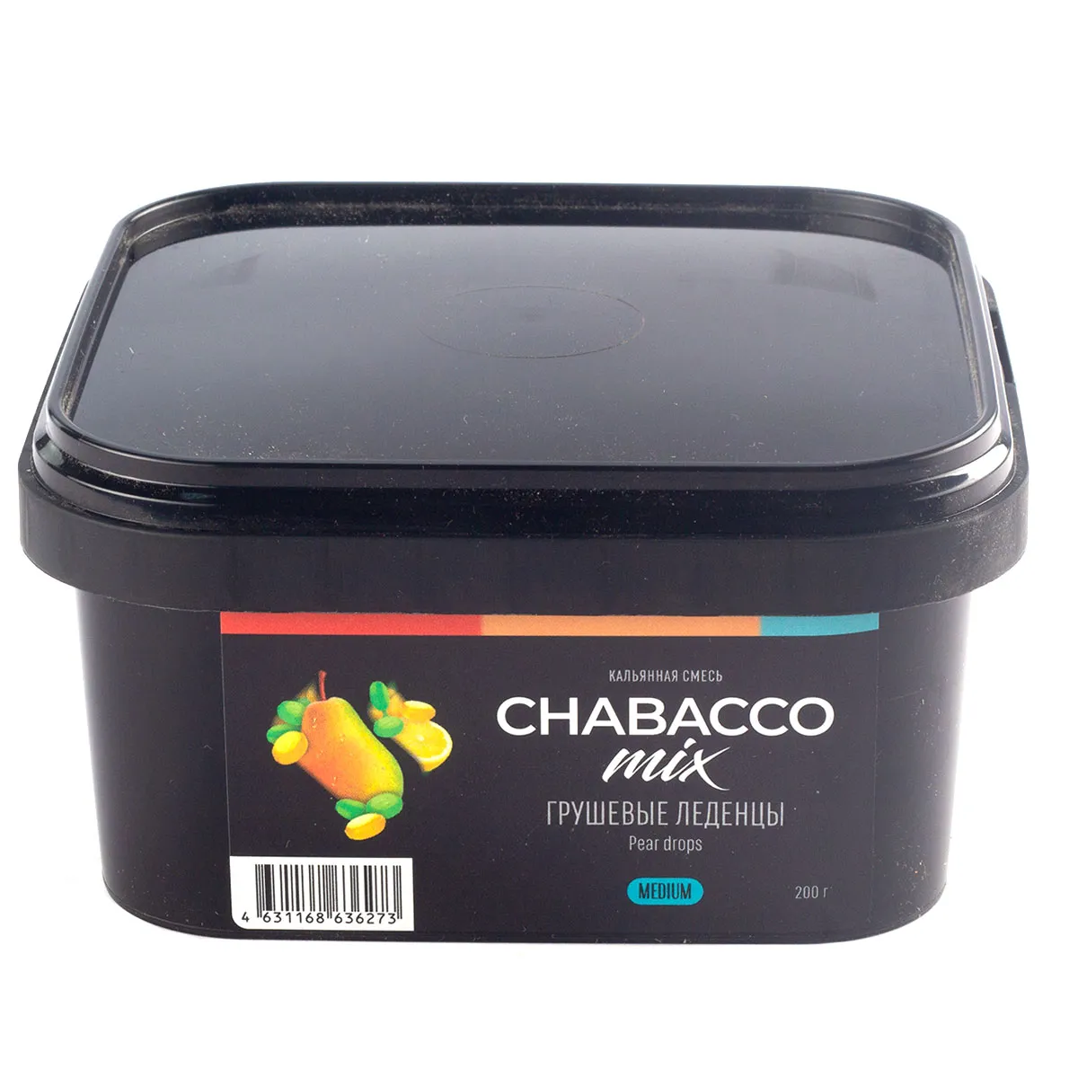 Бестабачная смесь для кальяна - Chabacco - MIX - PEAR DROPS ( с ароматом Грушевые леденцы ) - 200 г