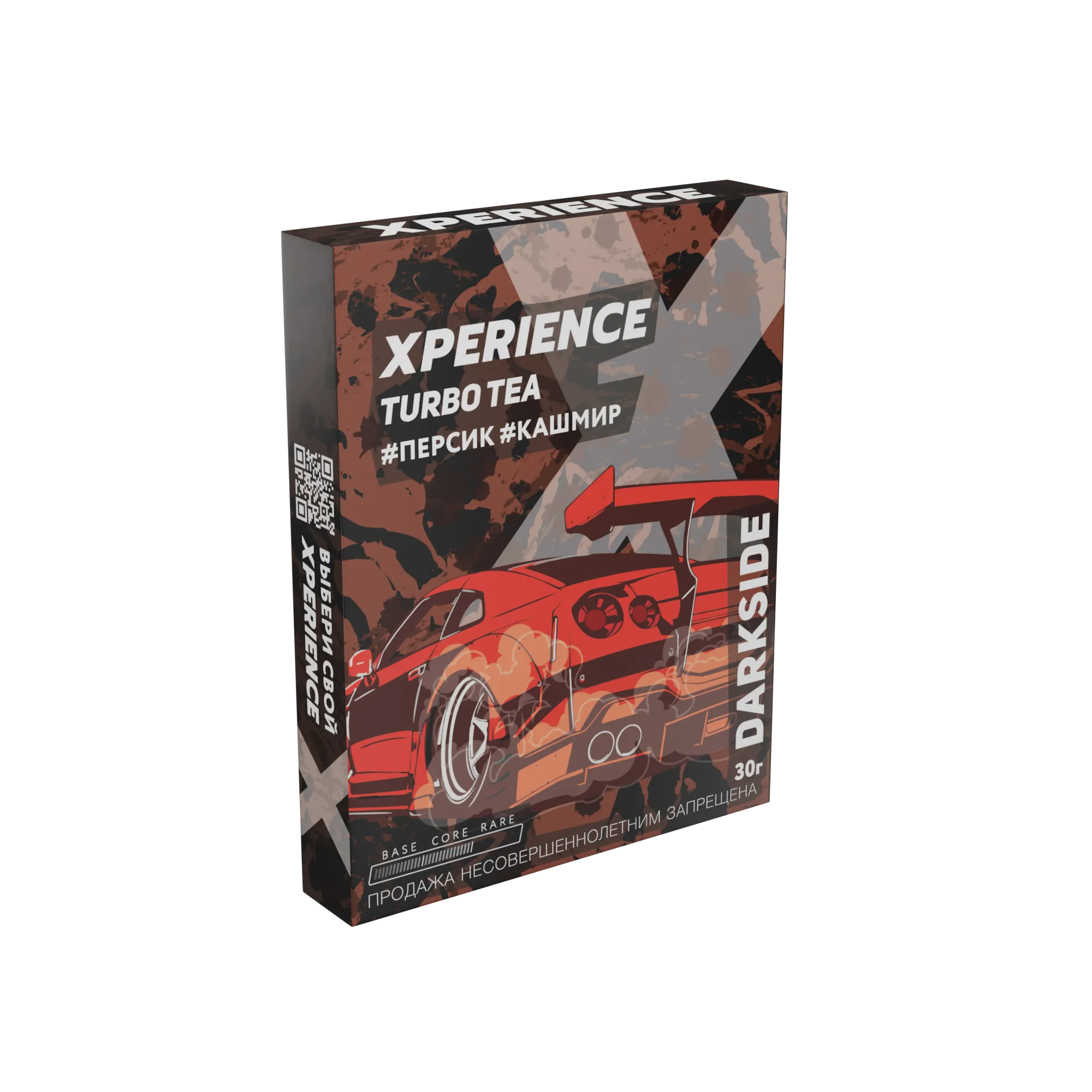 Табак для кальяна - Darkside Xperience - Turbo Tea ( с ароматом персик кашмир ) - 30 г